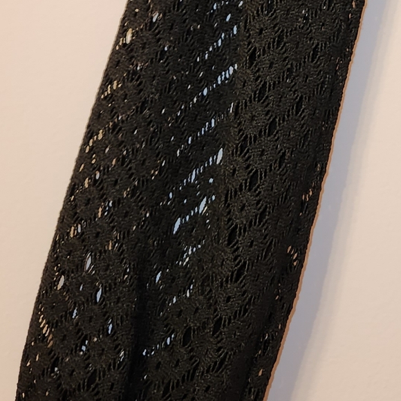 MICHAEL KORS Midi Length Lace Long Sleeve Dress Black, size S - Picture 11 of 11